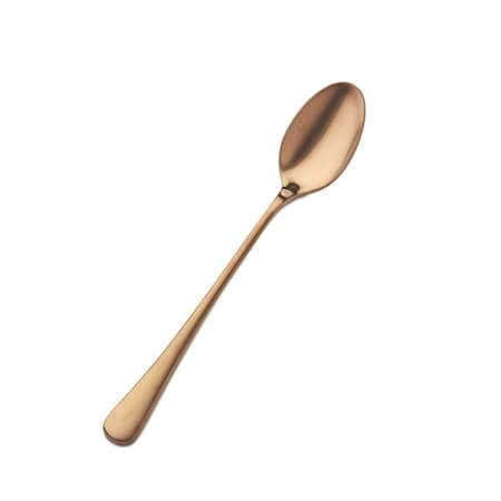 Bon Chef Como, Ice Teaspoon, Satin Finish, 18/10, 7.88" - Rose Gold Matte , set of 12 S4102RGM